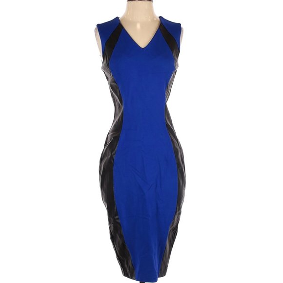 Dresses & Skirts - Beautiful Color Block Fitted Sleeveless Cocktail Dress